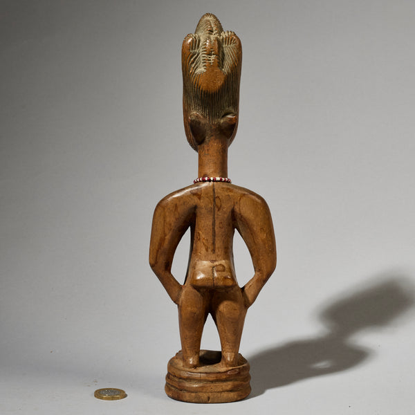 A LOVELY OLD  IBEJI, EX UK COLL. YORUBA TRIBE OF NIGERIA ( No 5015 )