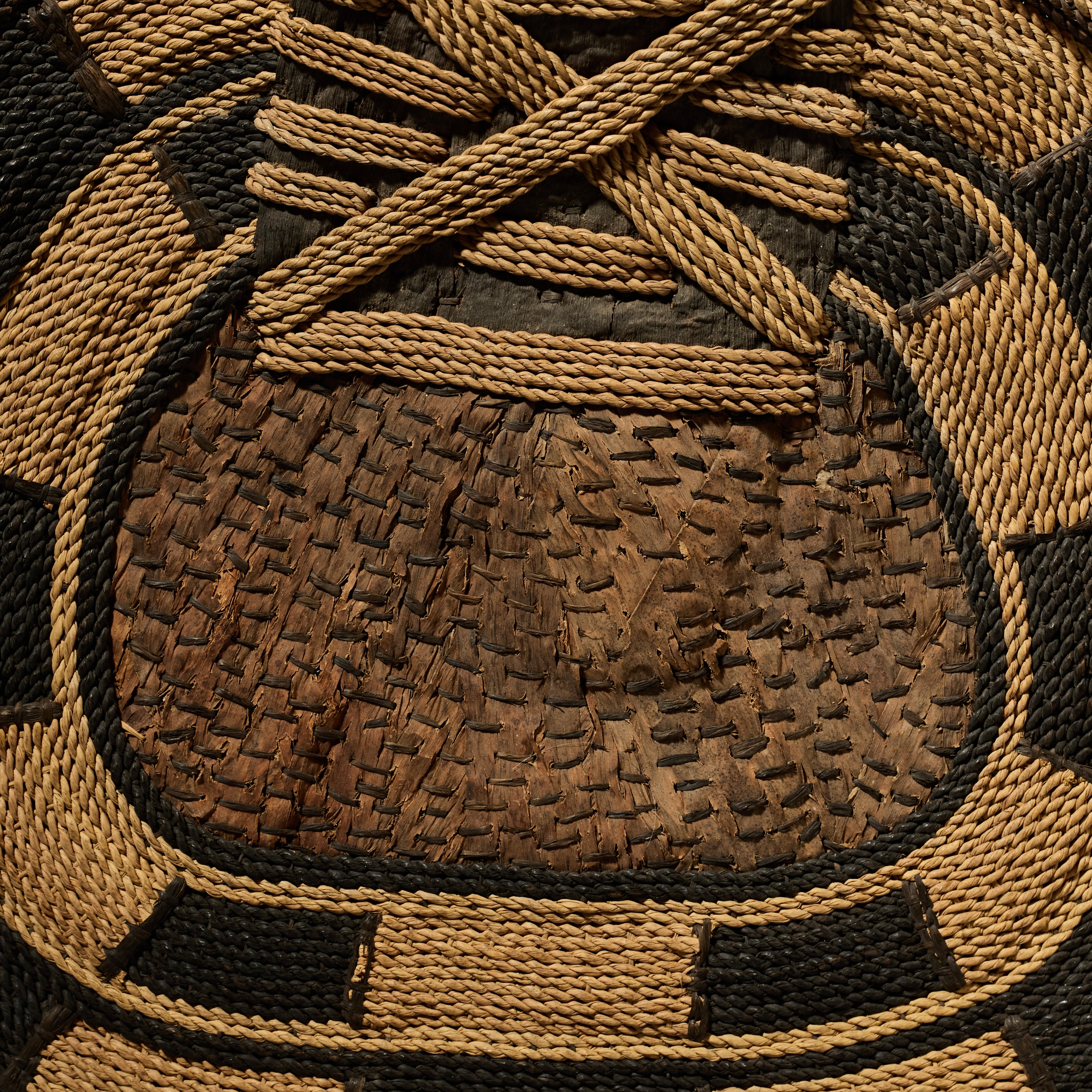 A BEAUTIFUL MANGBETU TRIBE REAR SKIRT DECORATION FROM THE CONGO EX UK COLLECTION  ( No 5055 )