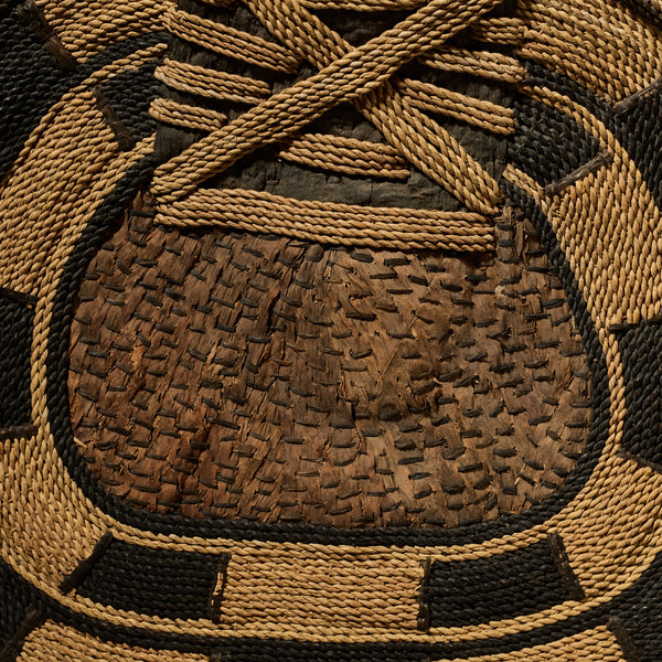 A BEAUTIFUL MANGBETU TRIBE REAR SKIRT DECORATION FROM THE CONGO EX UK COLLECTION  ( No 5055 )