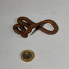 AN OXIDISED IRON SNAKE TALISMAN FROM THE LOBI TRIBE OF BURKINA FASO ( No 5027 )