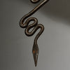 A SERPENTINE IRON SNAKE TALISMAN FROM THE LOBI TRIBE OF BURKINA FASO ( No 5025)