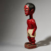 A SCULPTURAL RED COLON FIGURE, BAULE TRIBE IVORY COAST ( No 5000