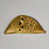 A STRIKING BRASS GILT PENDANT,BAULE TRIBE  IVORY COAST (  No 5018 )