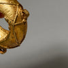 A CHARMING BAULE BRASS RING PENDANT , IVORY COAST (  No 5017 )