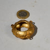 A CHARMING BAULE BRASS RING PENDANT , IVORY COAST (  No 5017 )