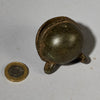 A STRIKING VERY OLD BAULE BRONZE BELL  WITH SUPER SMOOTH PATINA , IVORY COAST (  No 5049 )