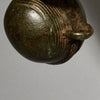 A STRIKING VERY OLD BAULE BRONZE BELL  WITH SUPER SMOOTH PATINA , IVORY COAST (  No 5049 )