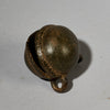 A STRIKING VERY OLD BAULE BRONZE BELL  WITH SUPER SMOOTH PATINA , IVORY COAST (  No 5049 )