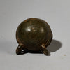 A STRIKING VERY OLD BAULE BRONZE BELL  WITH SUPER SMOOTH PATINA , IVORY COAST (  No 5049 )