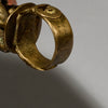 A BRONZE GOAT RING FROM THE BAULE TRIBE, IVORY COAST( No 5047 )