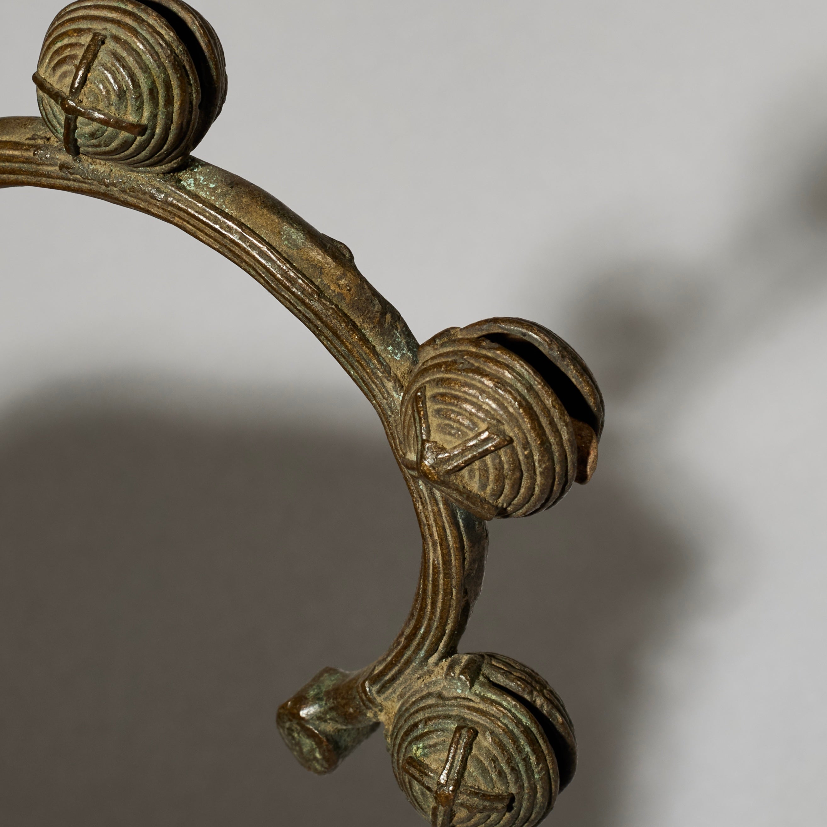 A GORGEOUS BAULE BRONZE DANCING BRACELET, IVORY COAST (No 5042)
