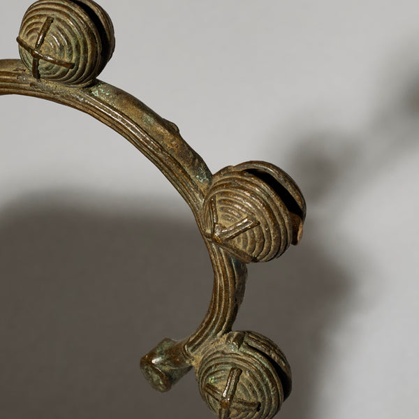 A GORGEOUS BAULE BRONZE DANCING BRACELET, IVORY COAST (No 5042)