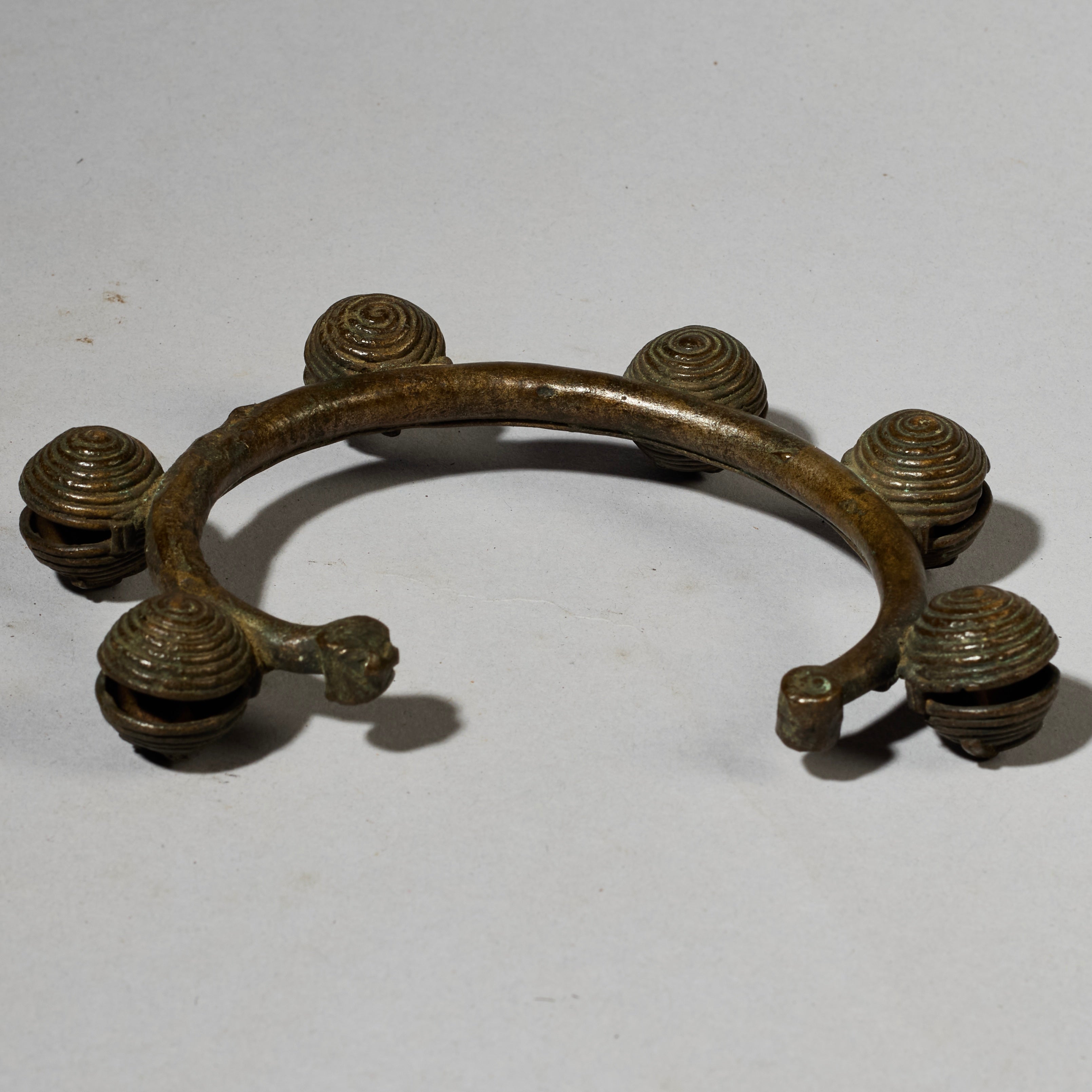 A GORGEOUS BAULE BRONZE DANCING BRACELET, IVORY COAST (No 5042)