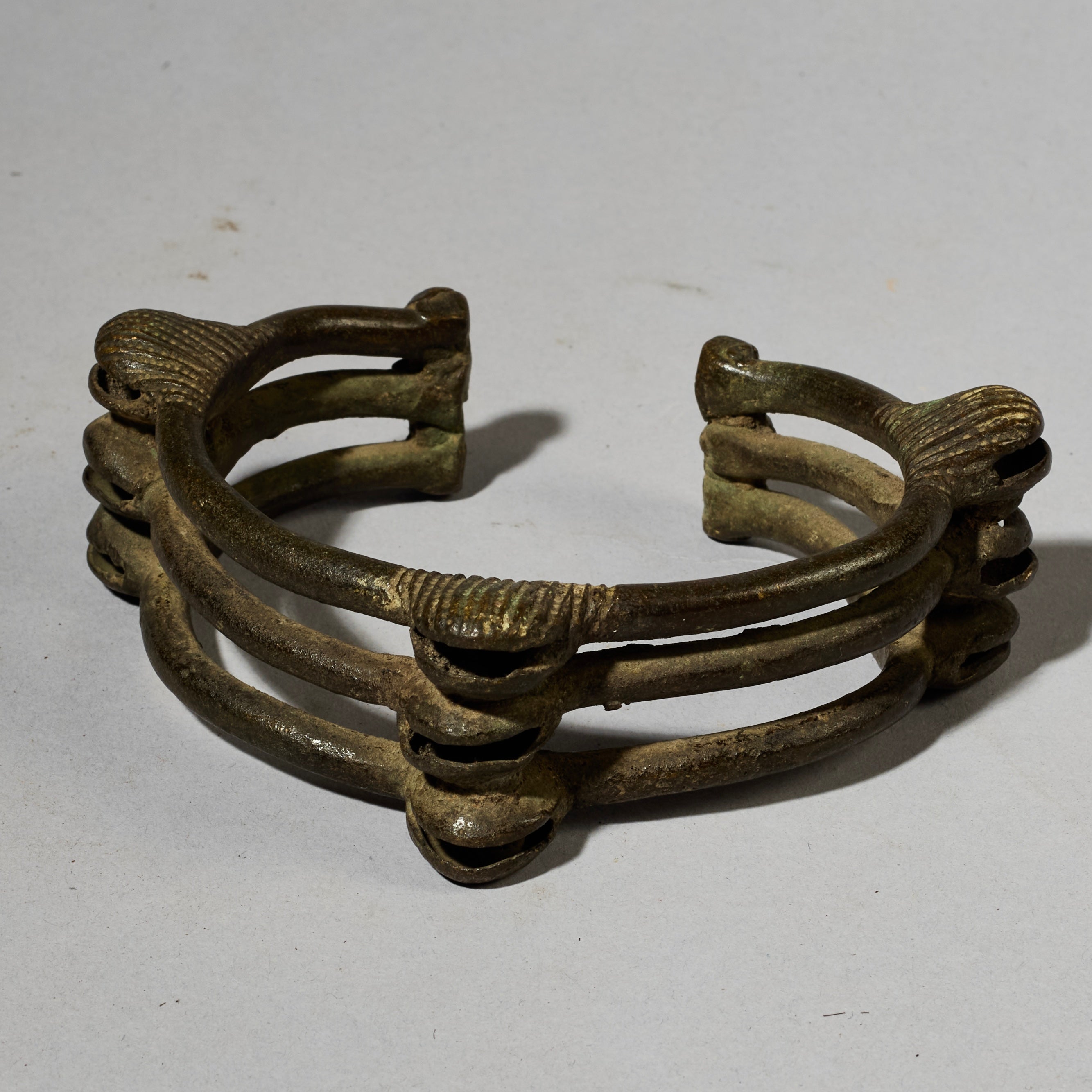 A RARE TYPE OF LARGE BAULE BELL DANCERS BRACELET, IVORY COAST (No 5041)