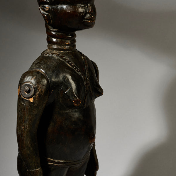A RARE LARGE MENDE TRIBE STATUE FROM SIERRA LEONE ..EX UK COLLECTION  ( No 5037 )