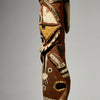 A SUPER ABELAM STATUE FROM PAPUA NEW GUINEA , PRETTY OCHRE PIGMENTS , TALL 85CM   ( No 5039)