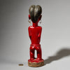 A FINE RED COLON FIGURE, BAULE TRIBE IVORY COAST ( No 4999)