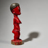 A FINE RED COLON FIGURE, BAULE TRIBE IVORY COAST ( No 4999)