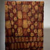 A BOLD MOUNTED CLOTH, EWE TRIBE GHANA ( No 5020)
