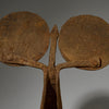 A DOUBLE SPIRAL IRON CURRENCY, KIRDI TRIBE W.AFRICA ( No 5084 )