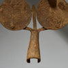A DOUBLE SPIRAL IRON CURRENCY, KIRDI TRIBE W.AFRICA ( No 5084 )