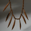 A RAW IRON CURRENCY NECKLACE FROM KIRDI TRIBE OF CAMEROON, WEST AFRICA( No 5058)