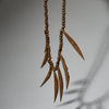 A RAW IRON CURRENCY NECKLACE FROM KIRDI TRIBE OF CAMEROON, WEST AFRICA( No 5058)