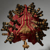 AN ATTRACTIVE RED HAT , BAMILEKE TRIBE OF CAMEROON ( No 5081 )