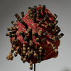 AN ATTRACTIVE RED HAT , BAMILEKE TRIBE OF CAMEROON ( No 5081 )
