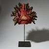 AN ATTRACTIVE RED HAT , BAMILEKE TRIBE OF CAMEROON ( No 5081 )