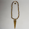 A PRIMORDIAL BRONZE  CURRENCY NECKLACE FROM KIRDI TRIBE OF CAMEROON, WEST AFRICA( No 5059 )
