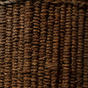 AN EARTHY NATURAL FIBRE SHIELD FROM THE NGOMBE TRIBE OF THE CONGO, EX UK COLLECTION  [ No 5076 )