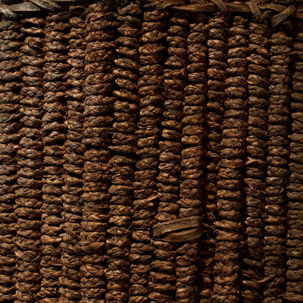 AN EARTHY NATURAL FIBRE SHIELD FROM THE NGOMBE TRIBE OF THE CONGO, EX UK COLLECTION  [ No 5076 )