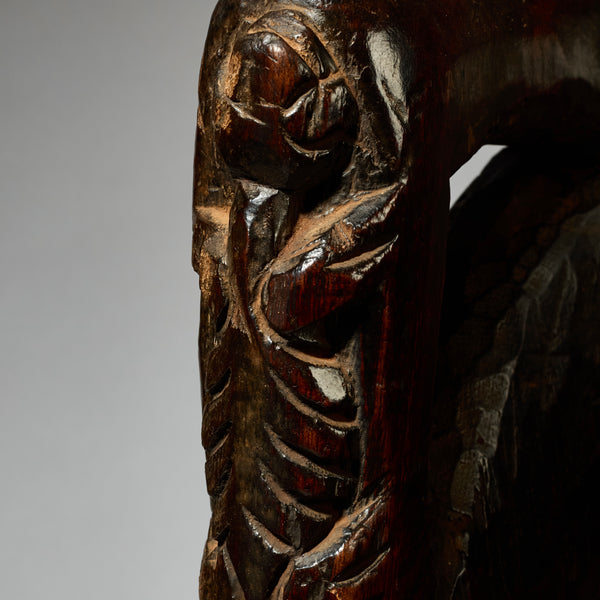 AN AMAZING ELABORATE CHAIR FROM THE BAMILEKE TRIBE OF CAMEROON W.AFRICA ( No 5117 ) (Copy)