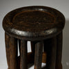 A CHUNKY HEAVY LARGE  STOOL   THE BAMILEKE TRIBE OF CAMEROON W.AFRICA ( No 5116 )
