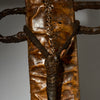 A LEATHER SHEATH KNIFE FROM BAMILEKE TRIBE CAMEROON W.AFRICA ( No 5086 )
