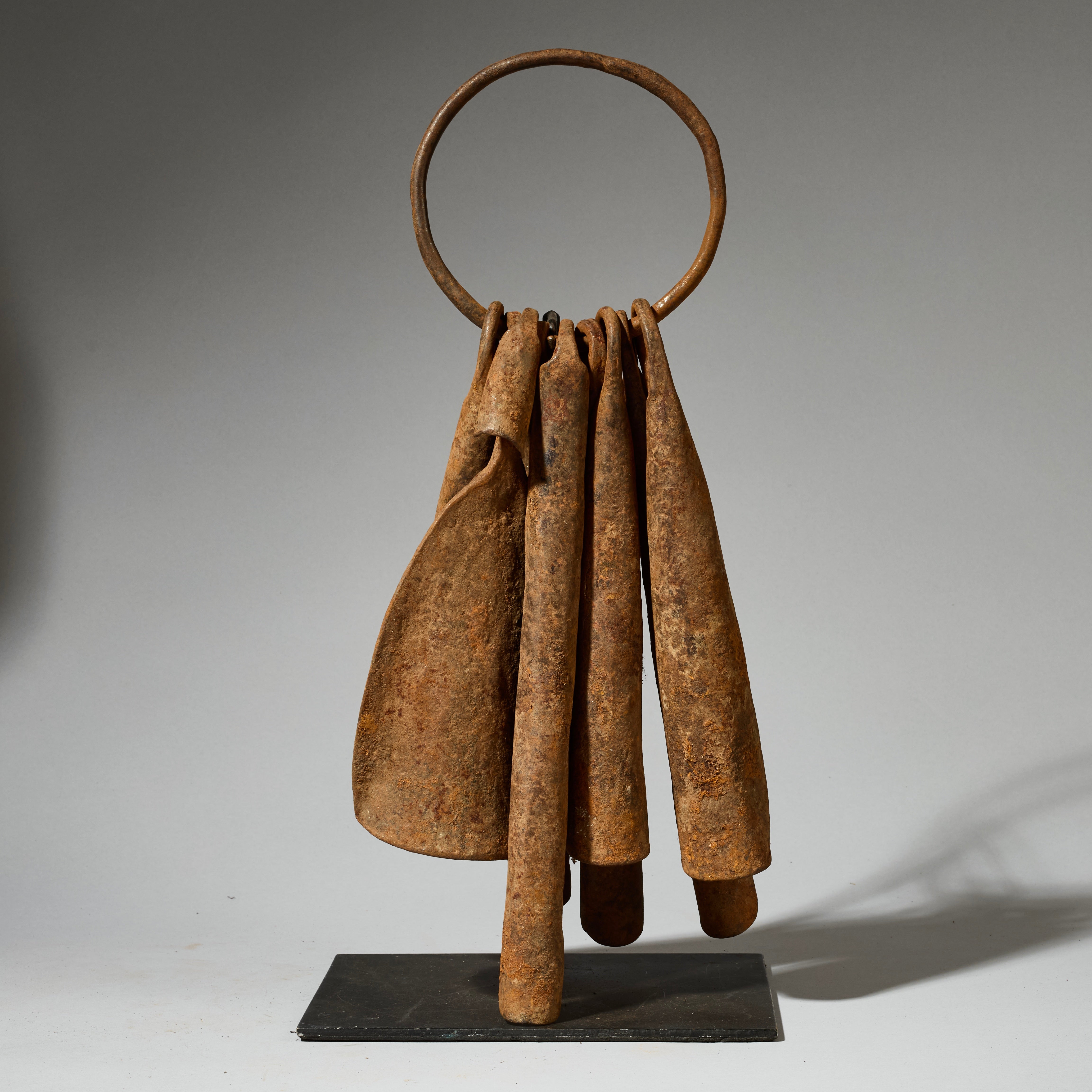 LARGE IRON CURRENCY ASSEMBLAGE, CHAMBA TRIBE OF NIGERIA ( No 5095 )