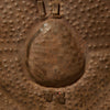 A BUMPY ROUND SHIELD, KIRDI TRIBE N CAMEROON, W.AFRICA WITH GOOD AGE AND PATINA  ( No 5075 )