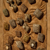 A INTRIGUING MAGIC BUNDLE MOUNTED CLOTH NORTHERN GHANA  ( No 5079 )