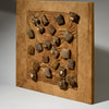 A INTRIGUING MAGIC BUNDLE MOUNTED CLOTH NORTHERN GHANA  ( No 5079 )