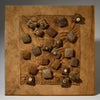 A INTRIGUING MAGIC BUNDLE MOUNTED CLOTH NORTHERN GHANA  ( No 5079 )