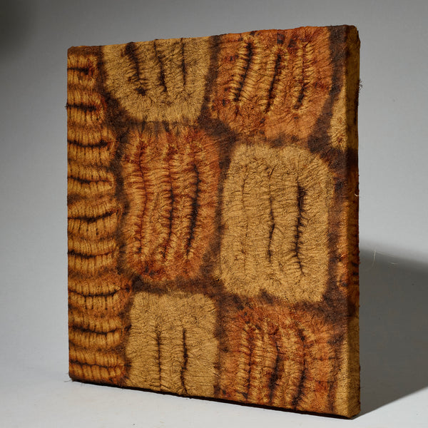 A RAFFIA SMALL CLOTH MOUNTED, DIDA TRIBE IVORY COAST ( No 5098)