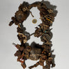 AN INTERESTING CLUSTERED TALISMANIC NECKLACE FROM KIRDI TRIBE OF CAMEROON( No 5092 )
