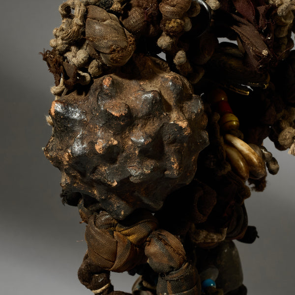 AN INTERESTING CLUSTERED TALISMANIC NECKLACE FROM KIRDI TRIBE OF CAMEROON( No 5092 )