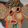 A WONDERFUL LARGE  BEADED ELEPHANT MASK, BAMILEKE TRIBE OF CAMEROON ( No 5082 )