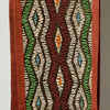 A WONDERFUL GREEN BEADED ELEPHANT MASK, BAMILEKE TRIBE OF CAMEROON ( No 5080)