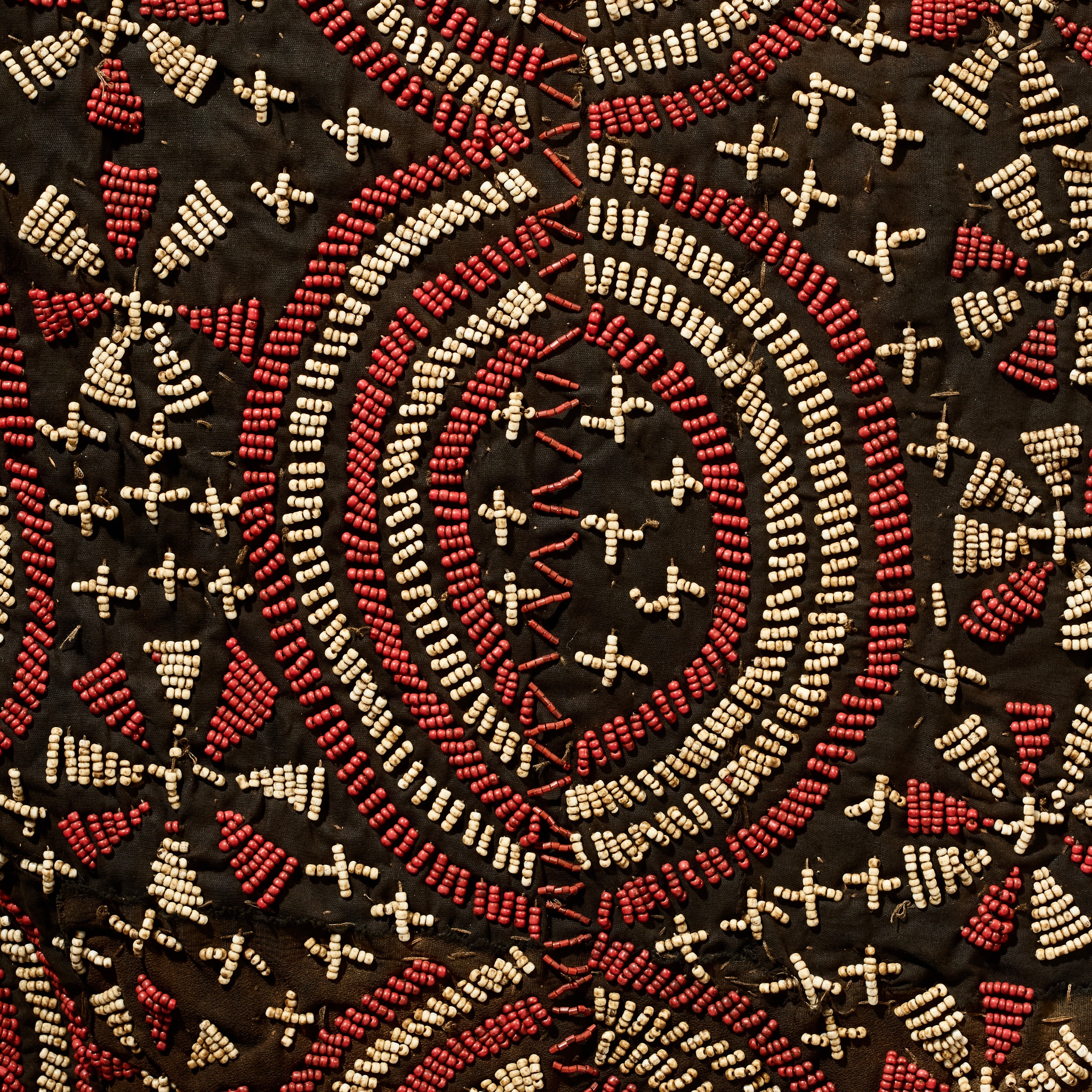 A BEAUTUFULLY BEADED SHIRT FROM THE BAMILEKE TRIBE CAMEROON( No 5115