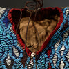 AN ARTISTIC BEADED SHIRT WITH NDOP TRIM, BAMILEKE TRIBE OF CAMEROON ( No 5113 )