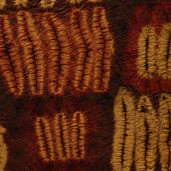 A LARGE RAFFIA CLOTH MOUNTED, DIDA TRIBE IVORY COAST ( No 5100)