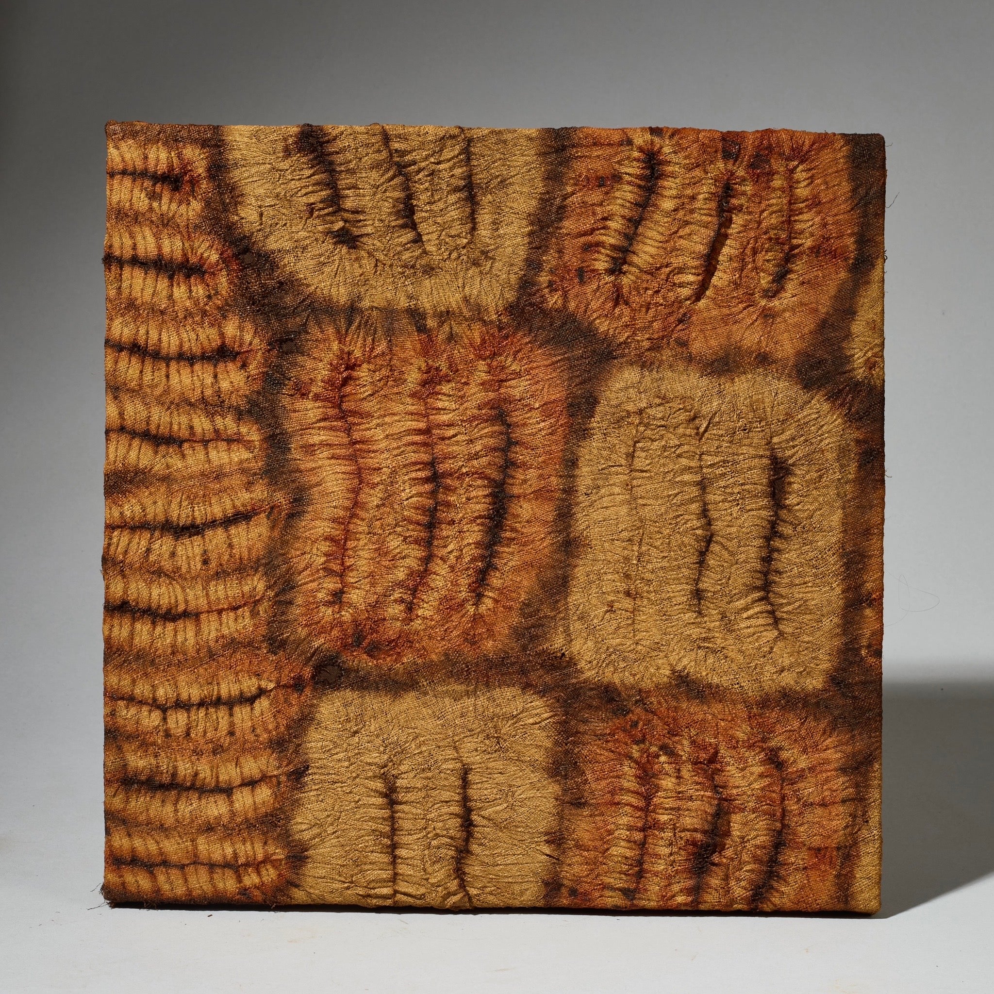 A RAFFIA SMALL CLOTH MOUNTED, DIDA TRIBE IVORY COAST ( No 5098)